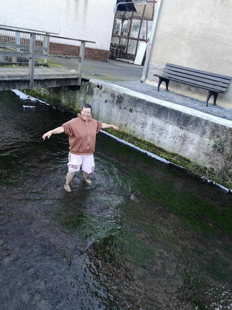 "Kneippen" im Eiswasser - Kraft tanken für die Physio Arbeit, Autorin Annette Möhle
